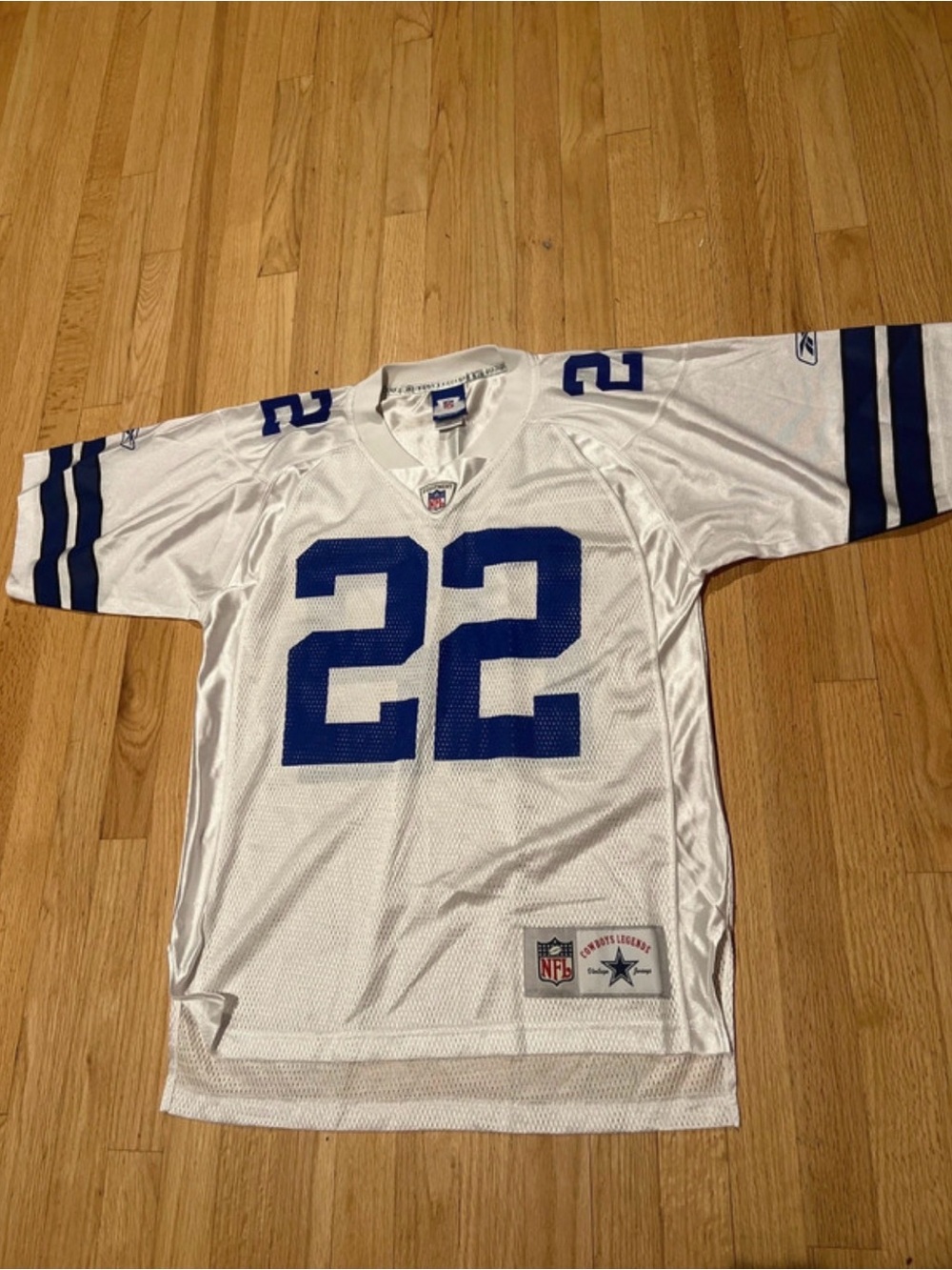 Reebok Cowboys Legends Emmitt Smith #22 Dallas Cowboys Jersey